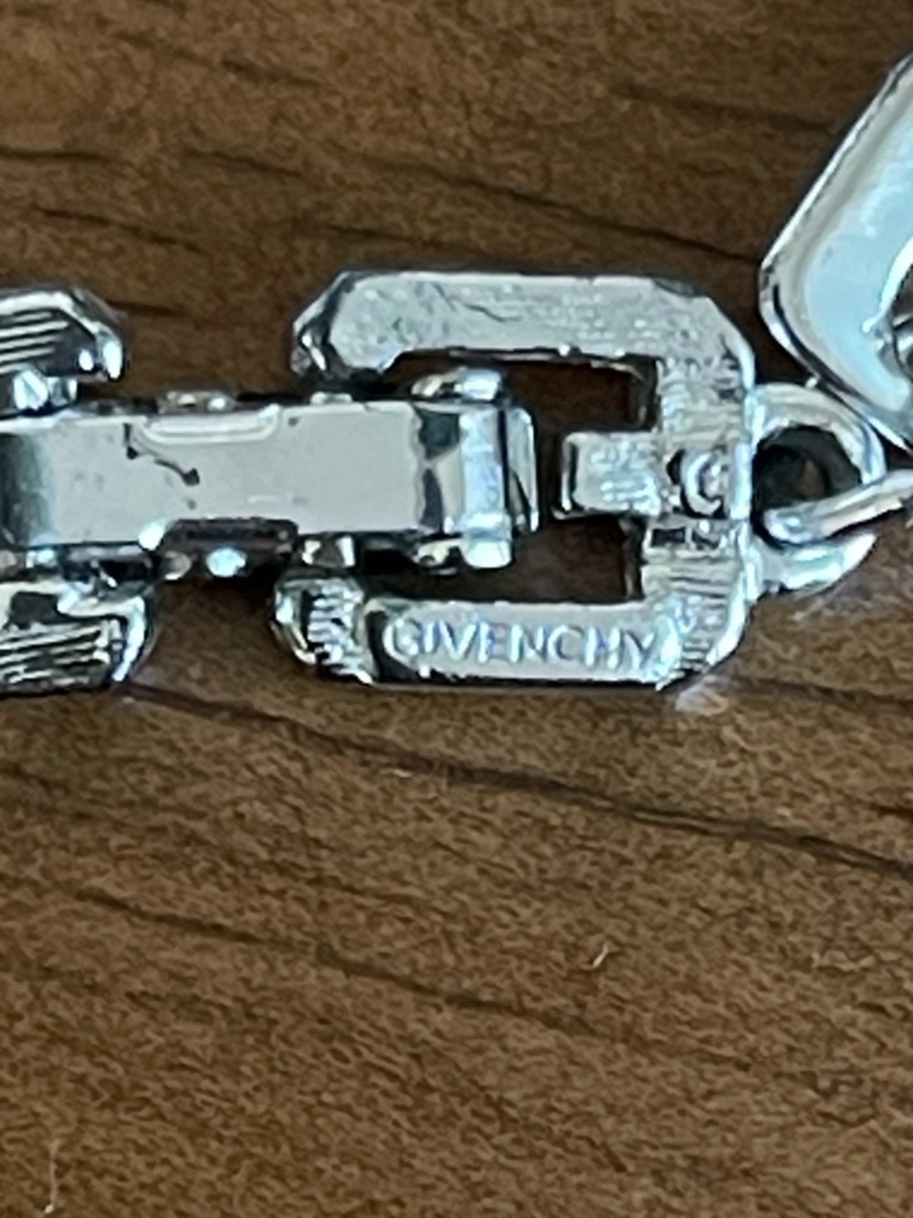 Givenchy Vintage G-Link Silver Bracelet - Picture 5 of 8